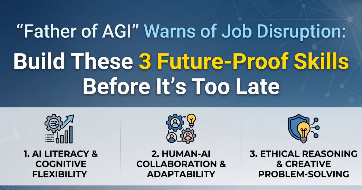 Father of AGI” Warns of Job Disruption Build These 3 Future-Proof Skills Before It’s Too Late